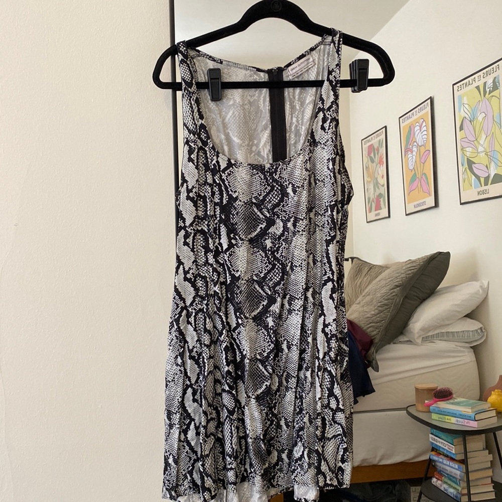 Urban outfitters snake skin mini dress